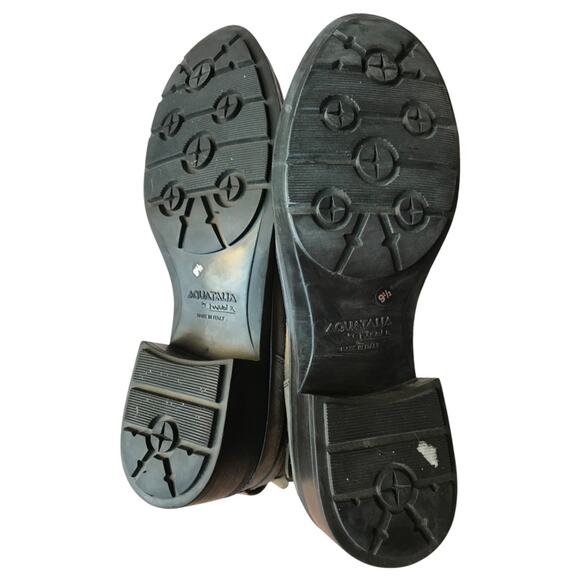 Aquatalia Quilted Suede Moto Style "Weather Proof" Boots size 9.5 - Picture 7 of 14